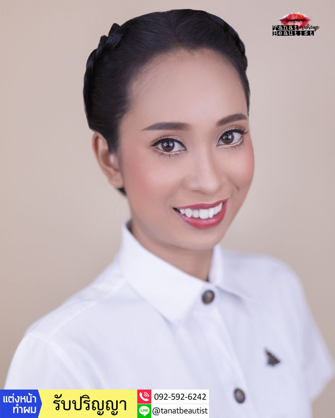 แต่งหน้ารับปริญญา-ราชมงคล-ธัญบุรี-คลอง6-TanatBeautist ผิวสีเข้ม ผิวสีแทน ผิวสองสี 05