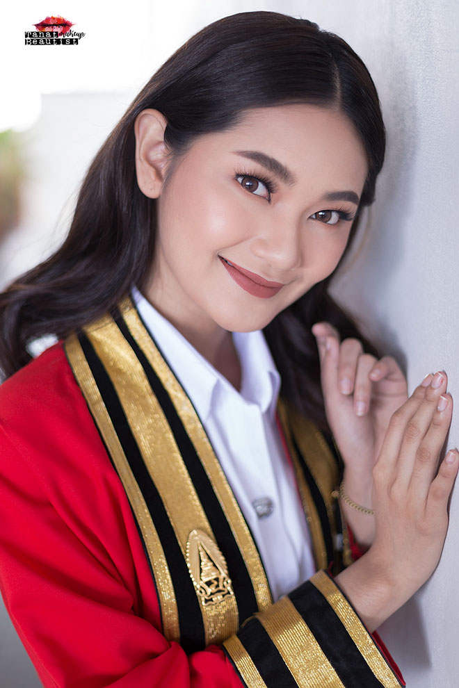 แต่งหน้ารับปริญญา พระจอมเกล้า ลาดกระบัง พระนครเหนือ ธนบุรี TanatBeautist 61-019a