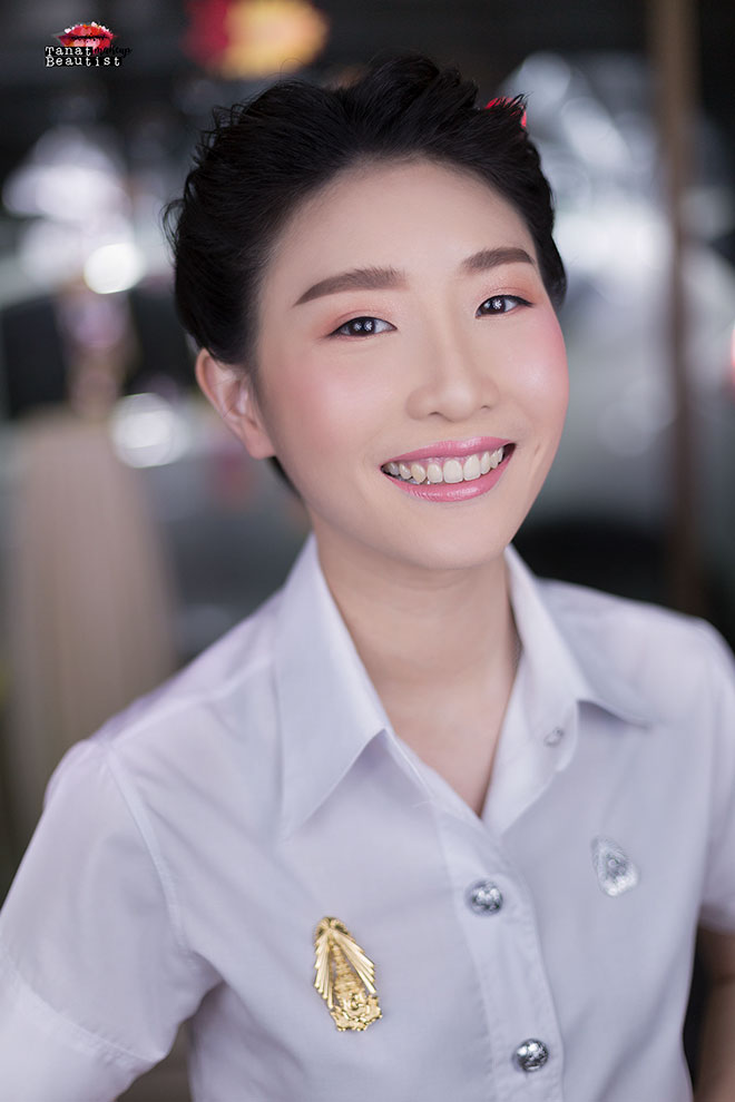 แต่งหน้ารับปริญญา พระจอมเกล้า ลาดกระบัง พระนครเหนือ ธนบุรี TanatBeautist 61-108