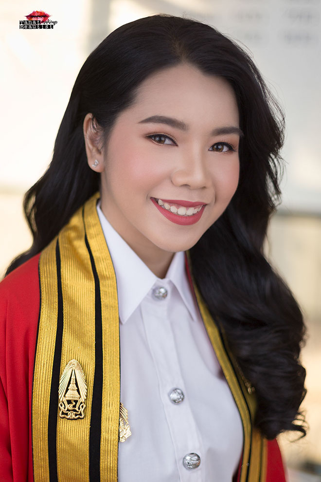 แต่งหน้ารับปริญญา พระจอมเกล้า ลาดกระบัง พระนครเหนือ ธนบุรี TanatBeautist 62-070
