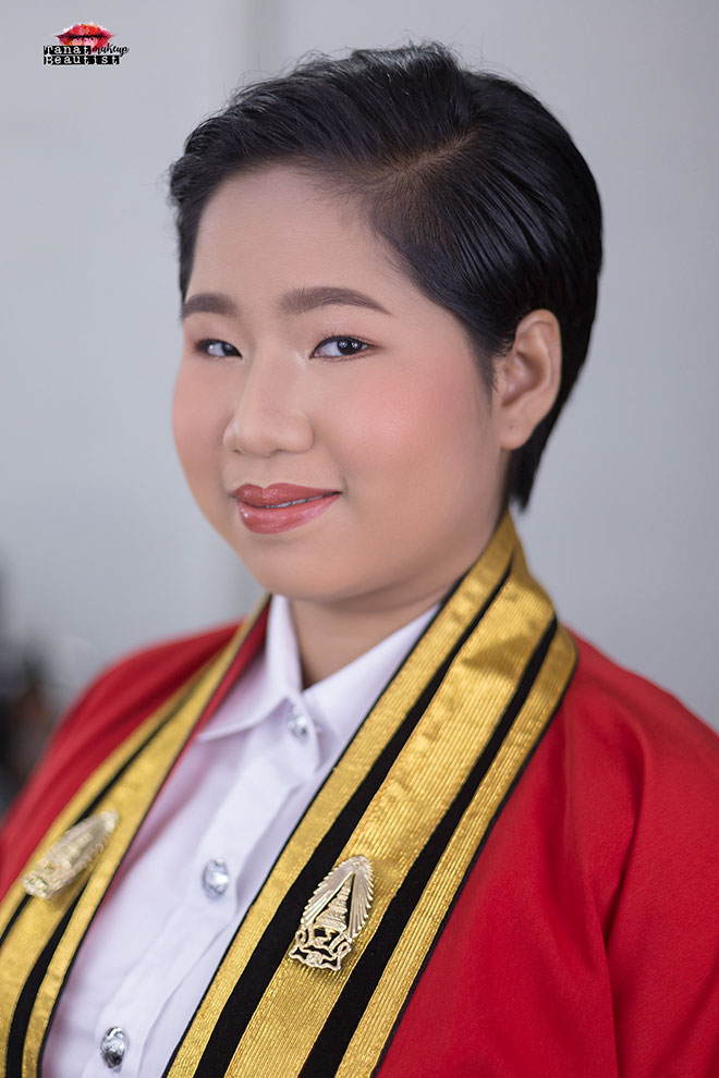 แต่งหน้ารับปริญญา พระจอมเกล้า ลาดกระบัง พระนครเหนือ ธนบุรี TanatBeautist 62-073