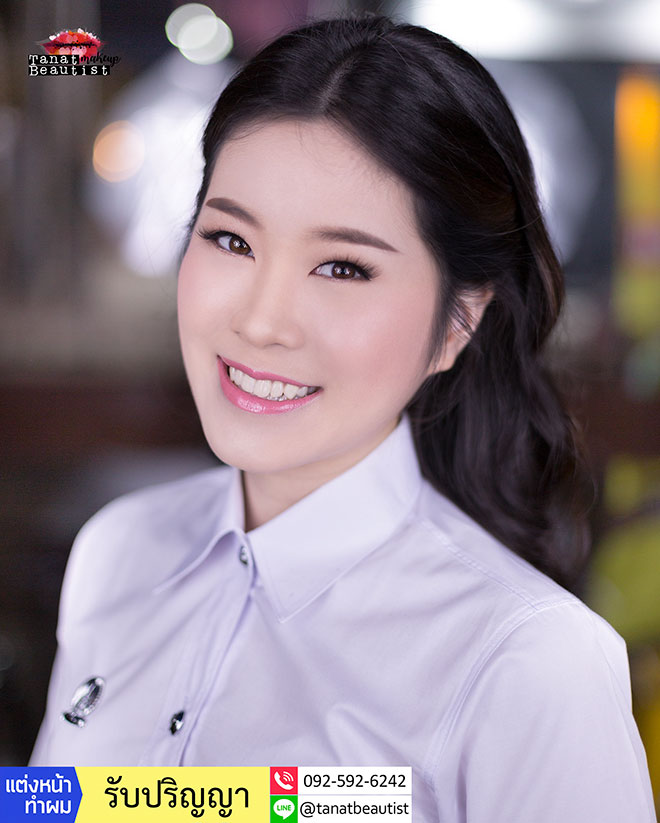 ช่างแต่งหน้ารับปริญญา จุฬาลงกรณ์ TanatBeautist 61-033