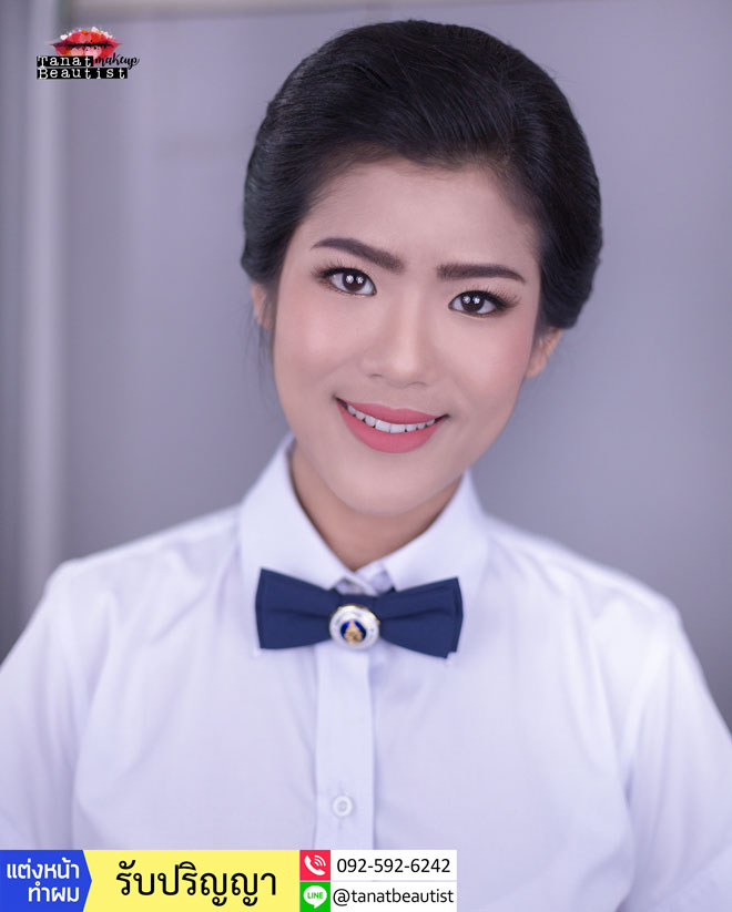 แต่งหน้ารับปริญญา มหิดล ศาลายา ศิริราช TanatBeautist 61-028