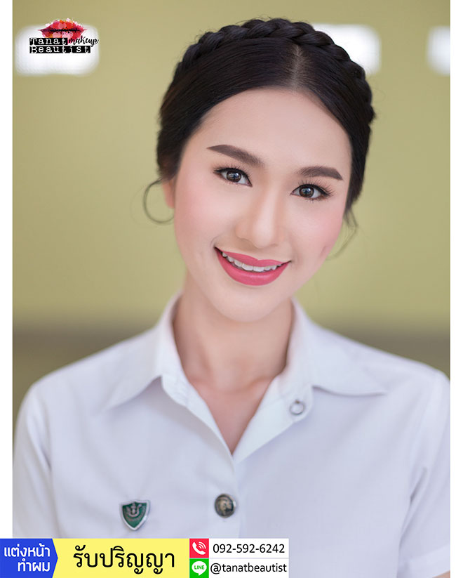 แต่งหน้ารับปริญญา เกษตรศาสตร์ บางเขน TanatBeautist 61-043